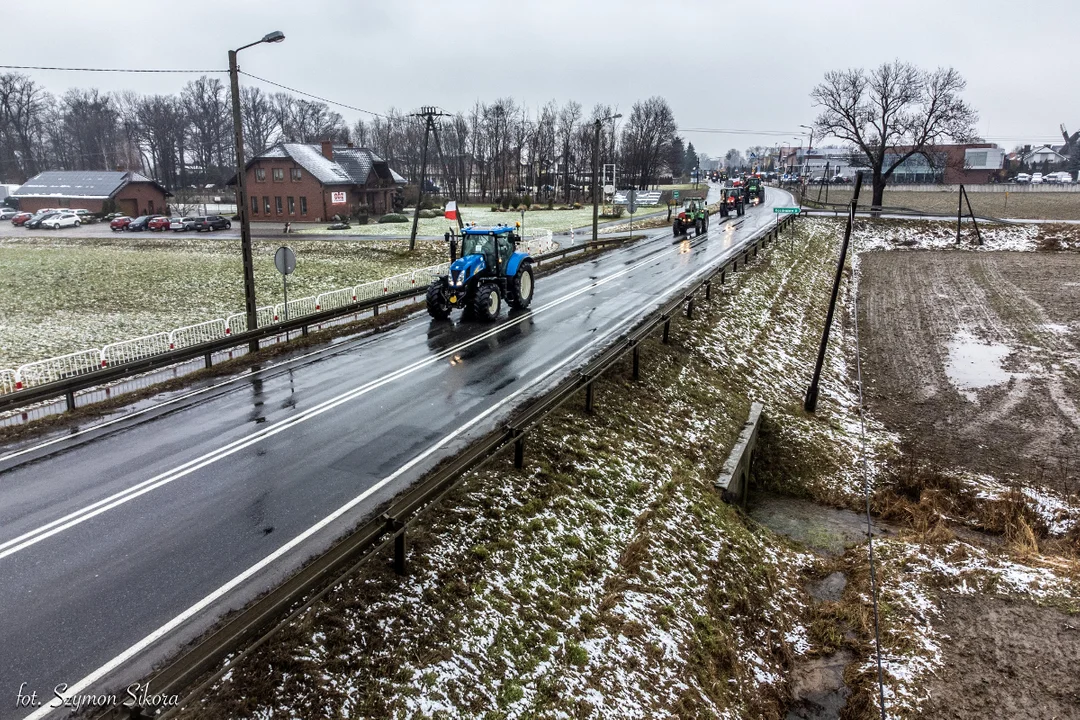 Protest rolników w powiecie krotoszyńskim