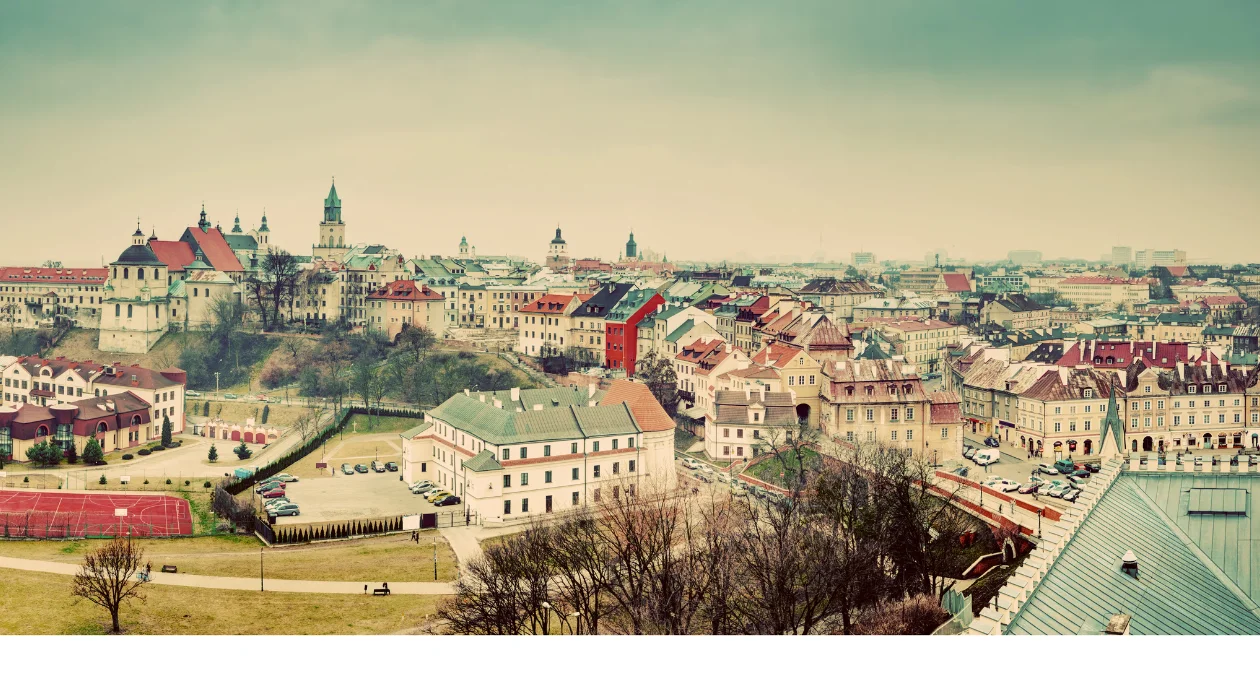 Lublin panorama miasta