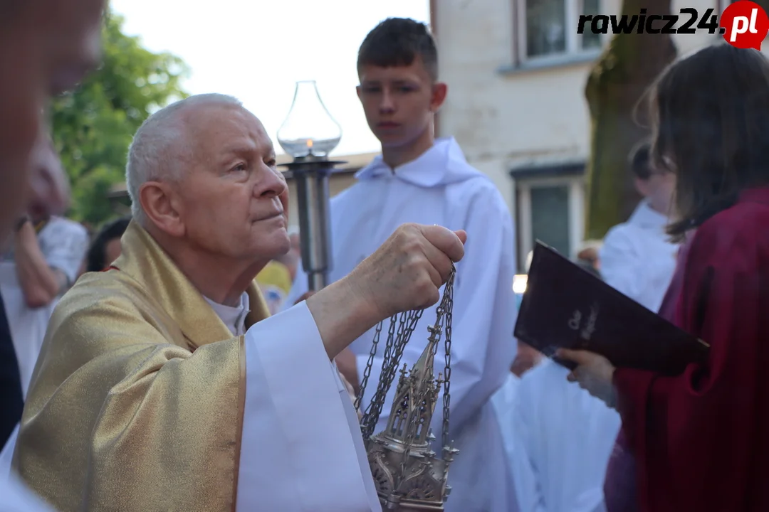 Rawicz. Procesja w Boże Ciało ulicami miasta (2023)