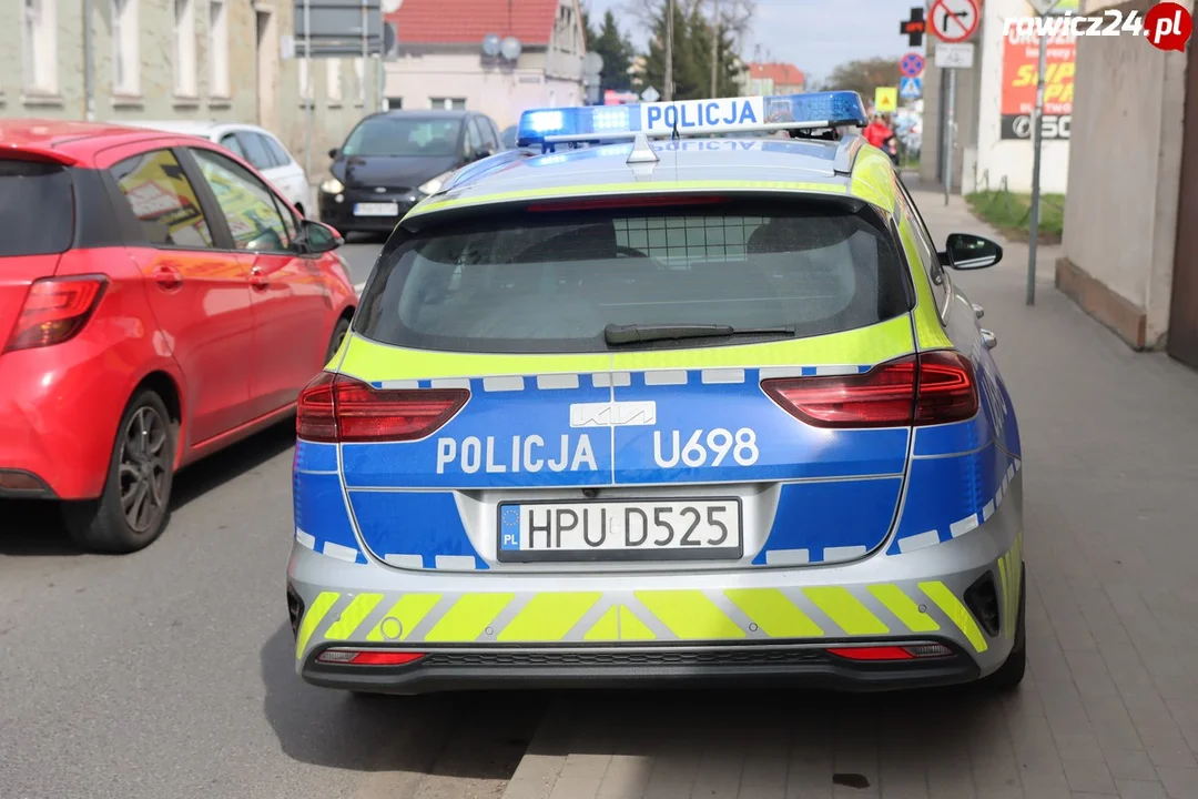 Zderzenie na rondzie w Rawiczu
