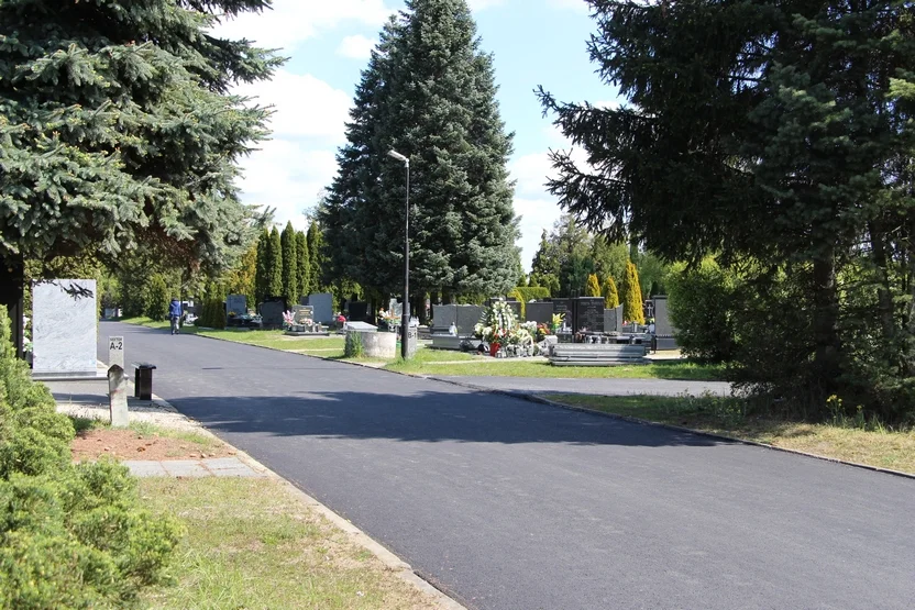 Remont na cmentarzu komunalnym w Pleszewie