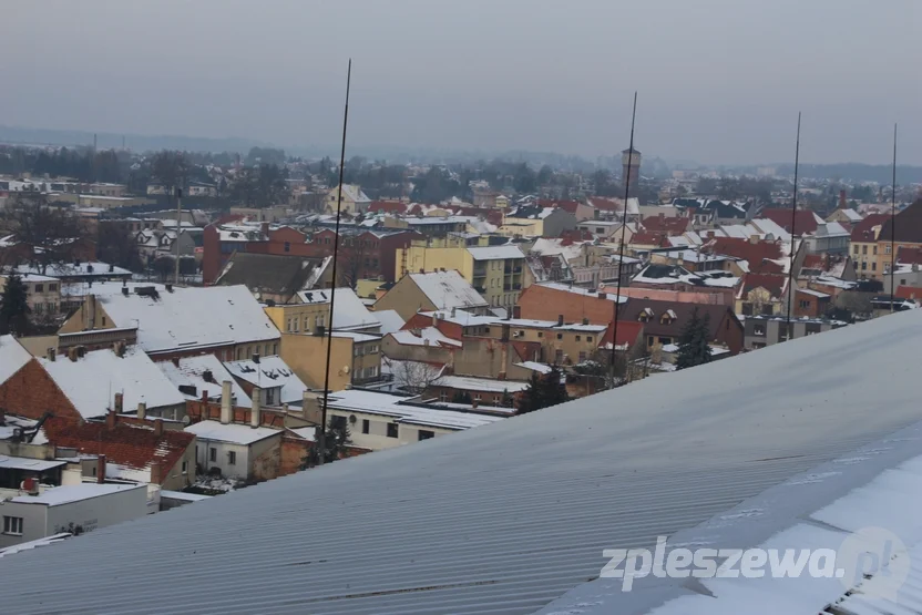 Panorama Pleszewa - widok z elewatora zbożowego