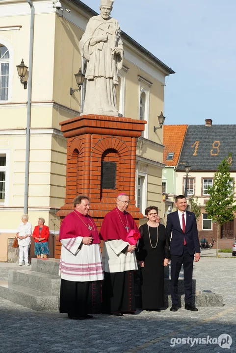 Poświęcenie figury Św. Jana Nepomucena w Krobi