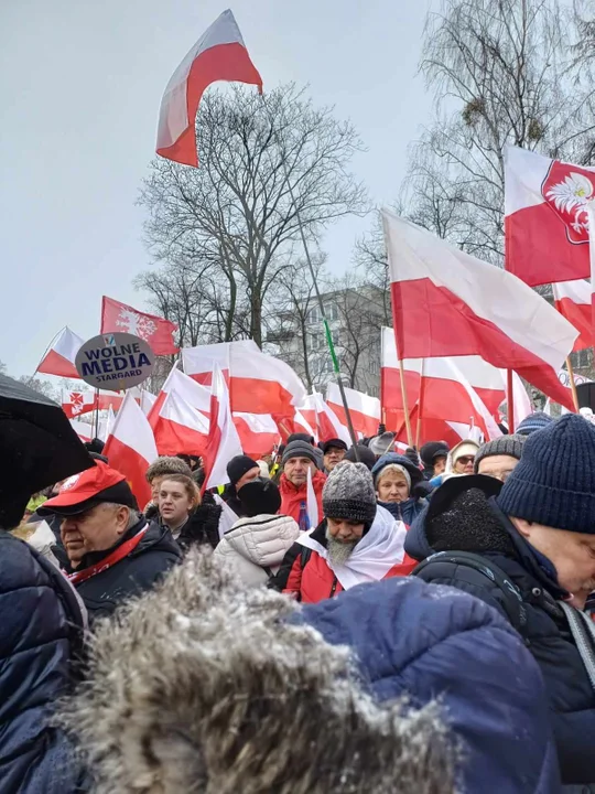 Pleszewianie na "Marszu Wolnych Polaków" w Warszawie