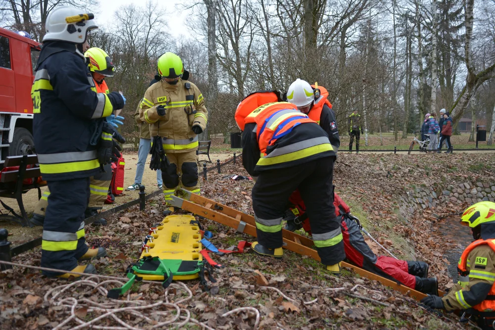 Koźmin Wlkp. Pokaz strażacki w ramach WOŚP