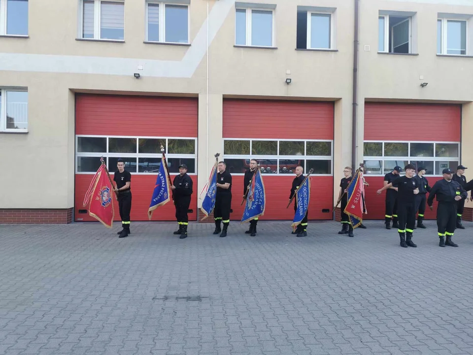 Krotoszyn. Szkolenie pocztów sztandarowych OSP