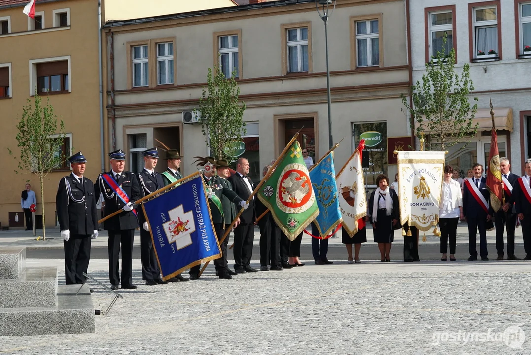 Poświęcenie figury Św. Jana Nepomucena w Krobi