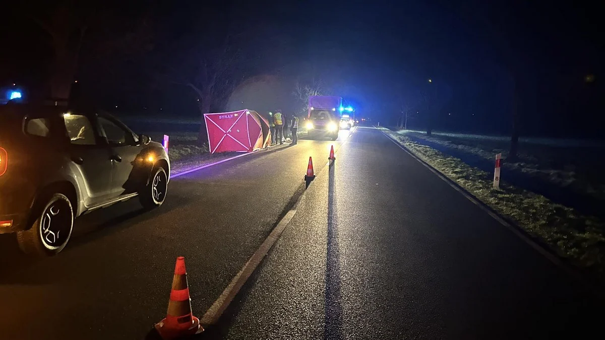 Tragedia na wysokości Roszkowa. Zginął pieszy - Zdjęcie główne