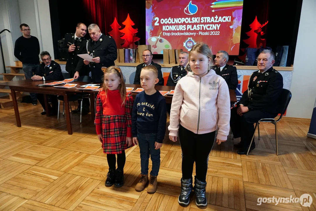 Strażacki konkurs plastyczny w powiecie gostyńskim, etap środowiskowy