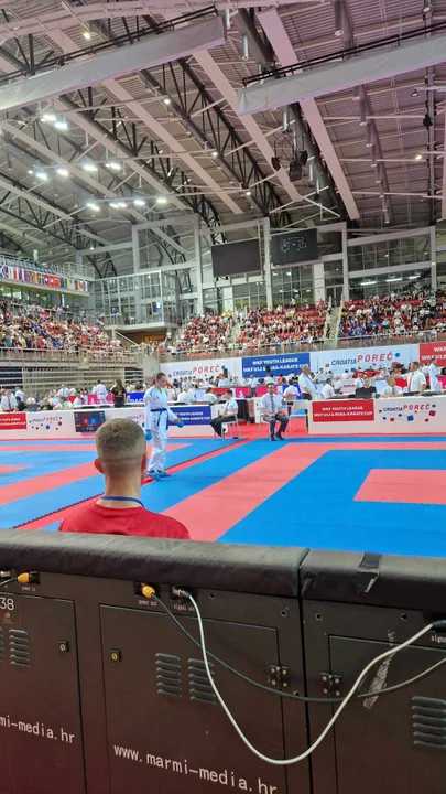 Julia Maślanka z UKEMI Kobylin na KARATE1 YOUTH LEAGUE - POREC 2023