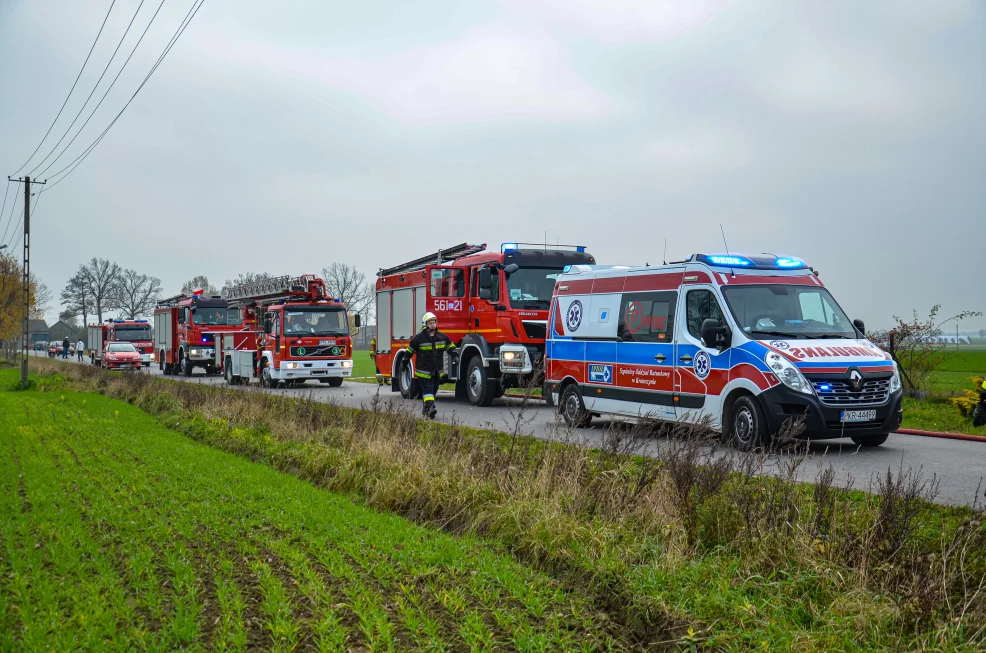 Pożar w Polskich Olędrach