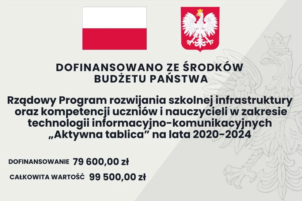 Nowy sprzęt dla szkół ponadpodstawowych z powiatu jarocińskiego