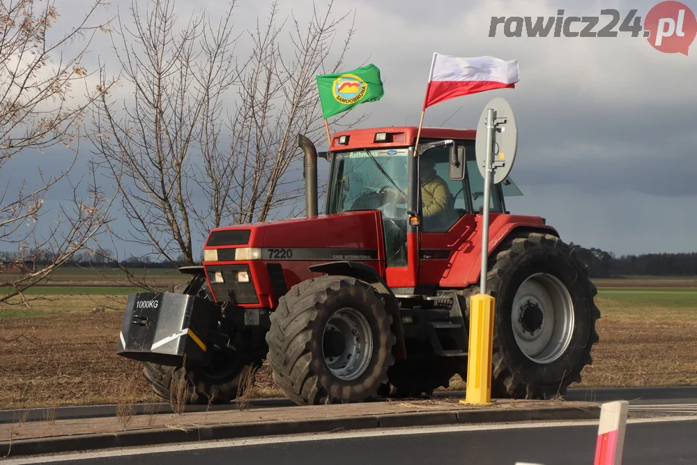 Rolnicy przejechali z gminy Miejska Górka do Rawicza i z powrotem