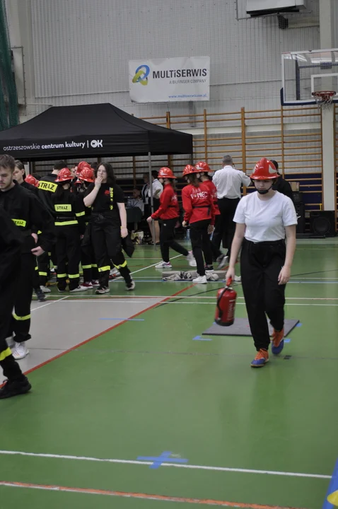 OSP Dzięczyna na Halowym Turnieju Sportowo-Pożarniczym MDP w Ostrzeszowie