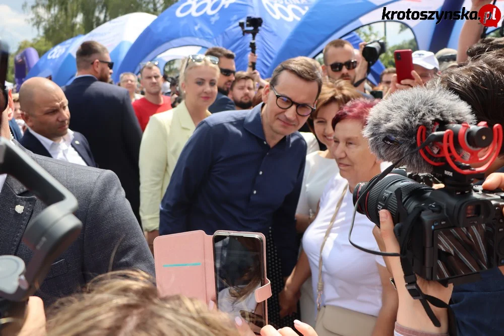 Mateusz Morawiecki w Krotoszynie. Piknik 800+