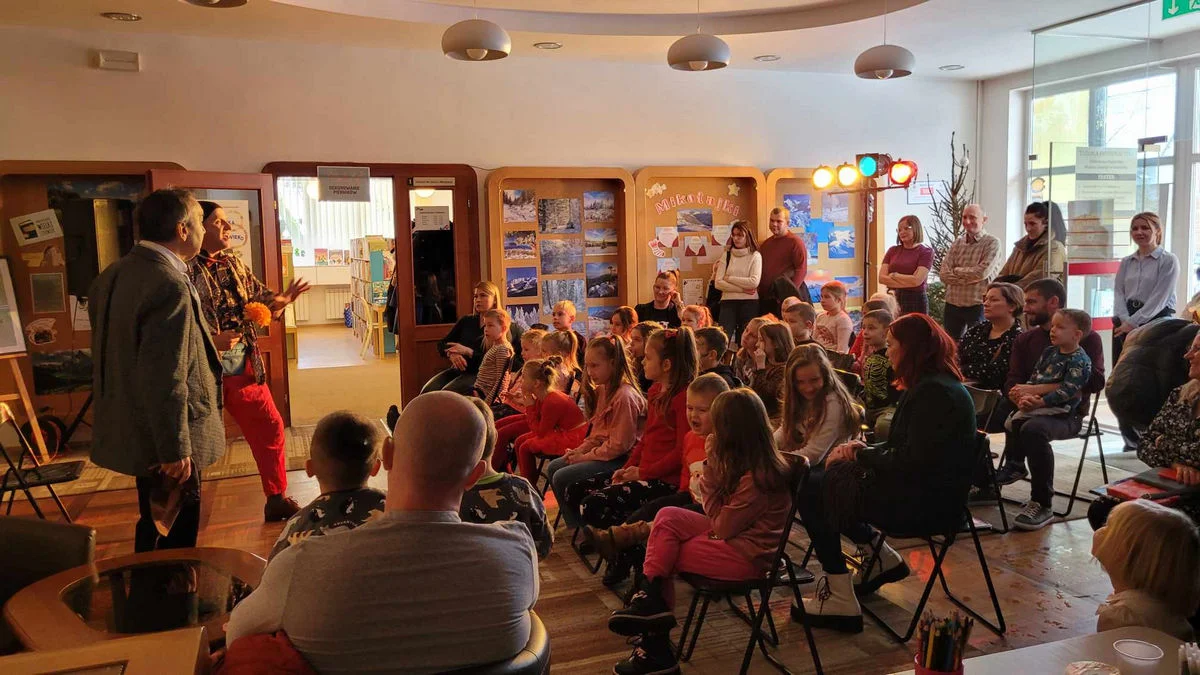 Niedziela w bibliotece w Gostyniu w świątecznym klimacie