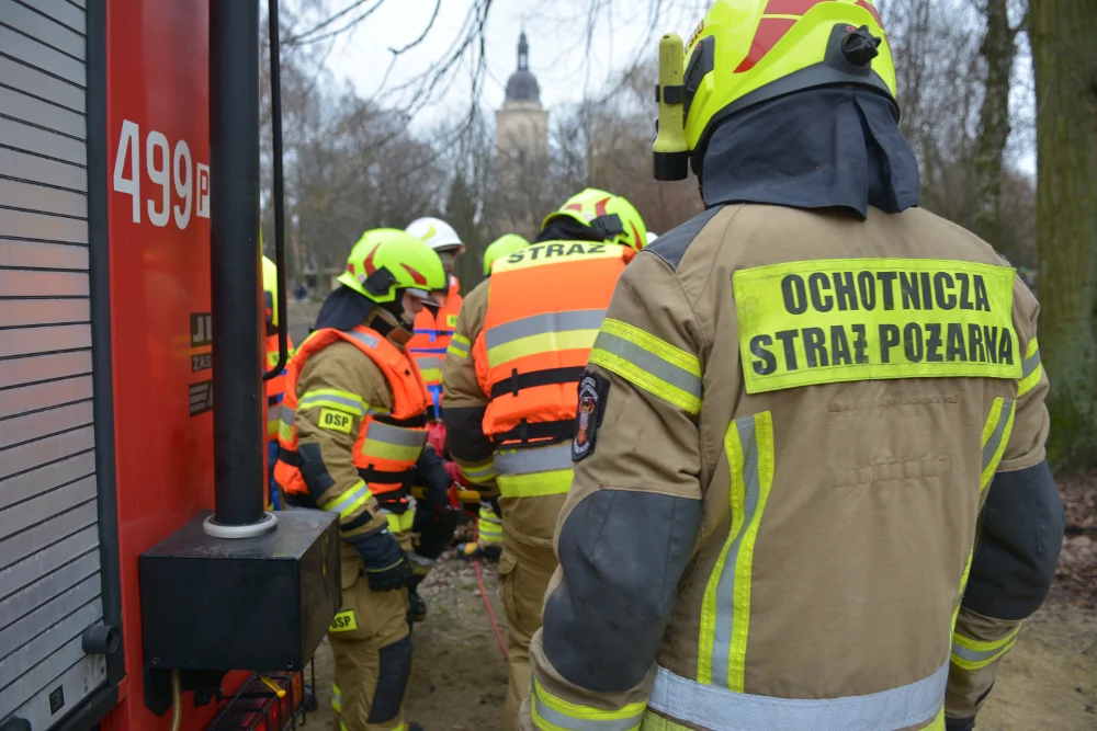 Koźmin Wlkp. Pokaz strażacki w ramach WOŚP