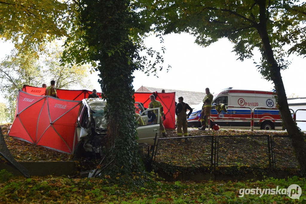 Tragiczny wypadek w Gębicach  w gm. Pępowo - 11.10.2022