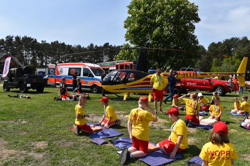 WOPR Gołuchów i OSP Chocz na pikniku służb ratowniczych w Kobylej Górze