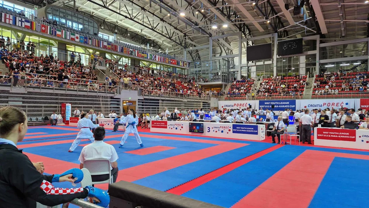 Julia Maślanka z UKEMI Kobylin na KARATE1 YOUTH LEAGUE - POREC 2023