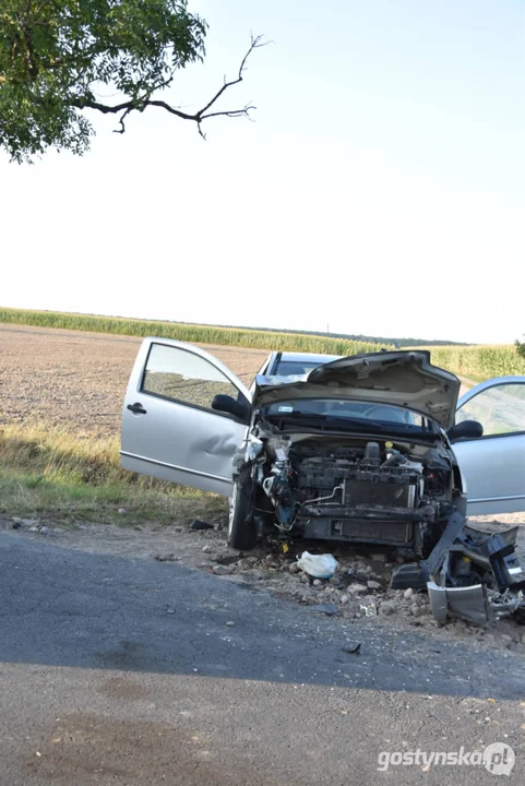 Wypadek na drodze za Pogorzelą