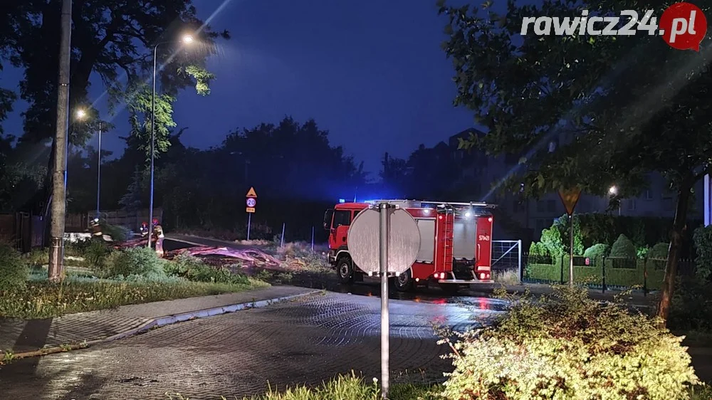 Rawicz. Pięć interwencji strażaków