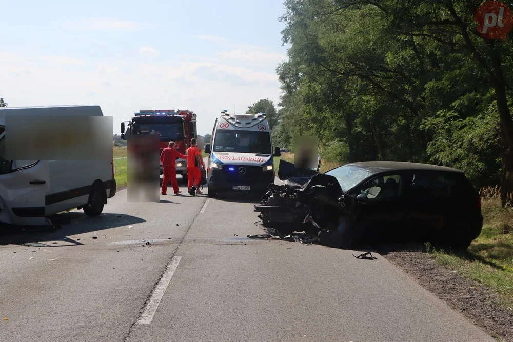 Wypadek na trasie Słupia Kapitulna - Szymanowo