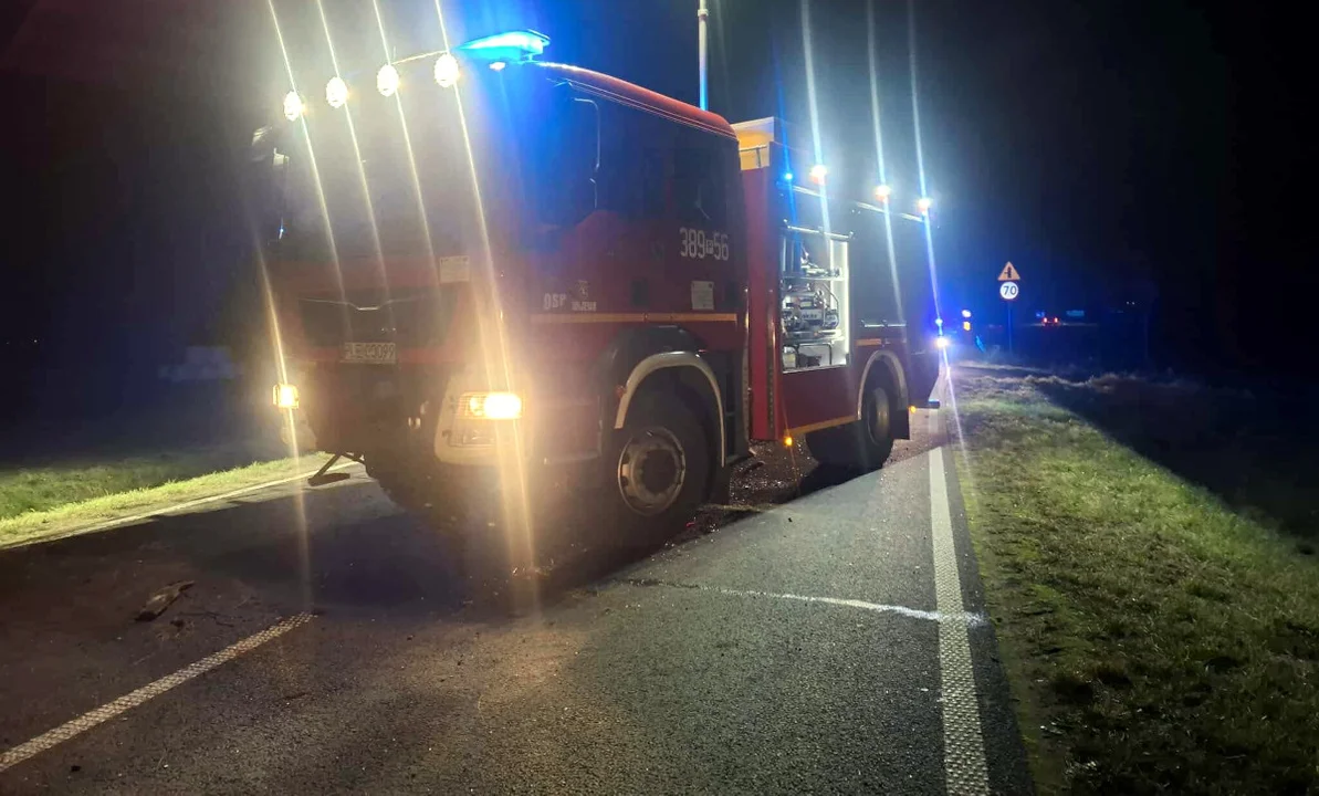 Wypadek na drodze Wijewo - Wieleń