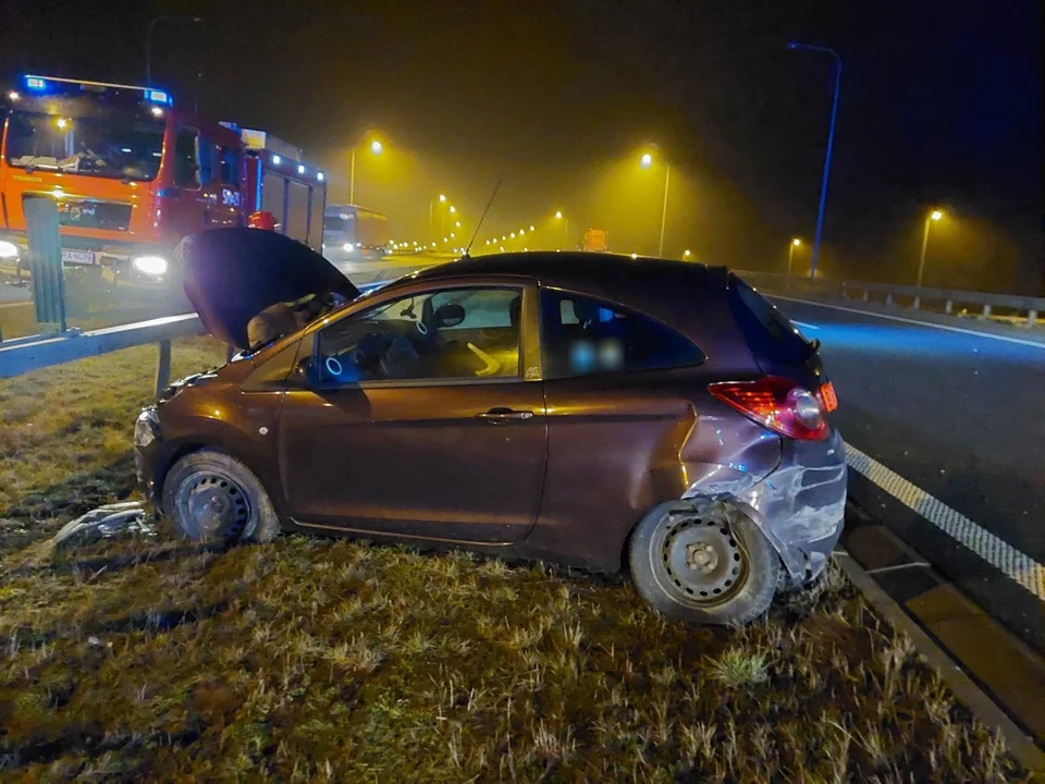 Kolizja na S5 w powiecie trzebnickim