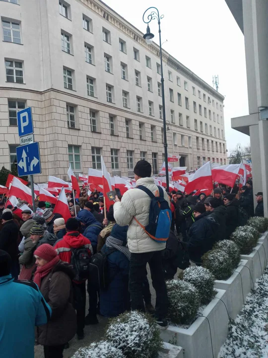 Mieszkańcy powiatu gostyńskiego na Marszu Wolnych Polaków w Warszawie