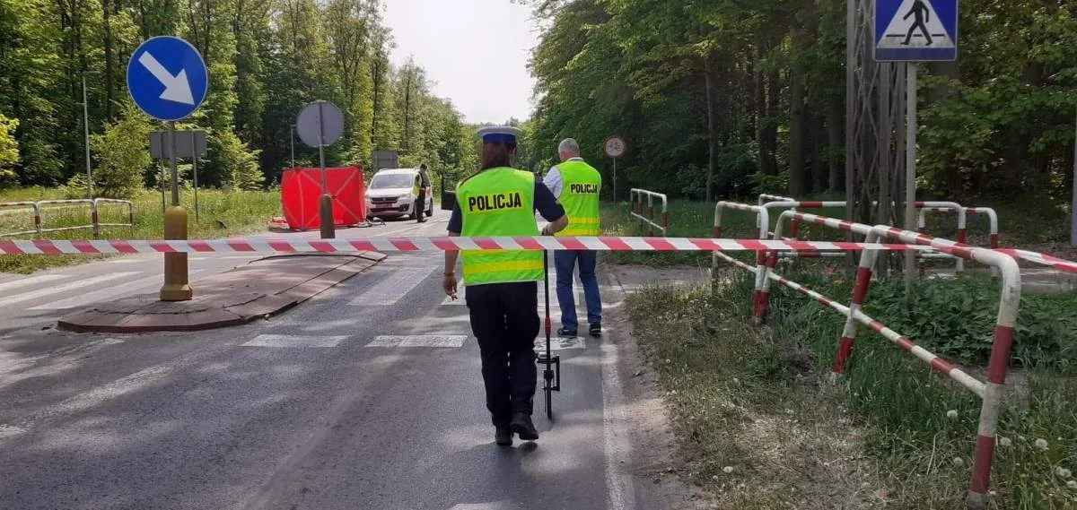 Śmiertelny wypadek na przejściu dla pieszych w Jarocinie