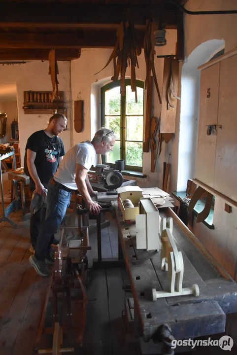 Martin Widmark w Muzeum Stolarstwa i Biskupizny w Krobi