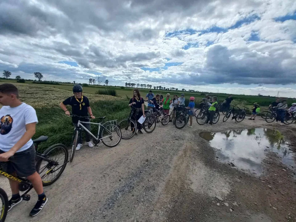 Rowerowa zbiórka harcerzy i zuchów z Gostynia i podsumowanie sezonu