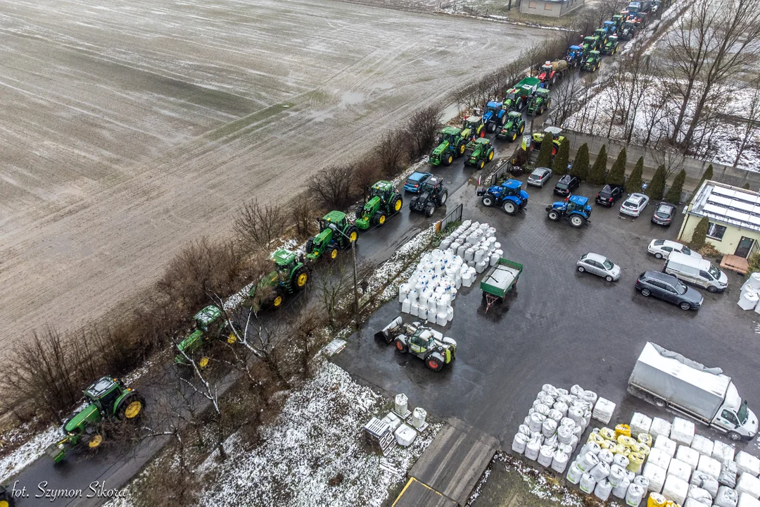 Protest rolników w powiecie krotoszyńskim