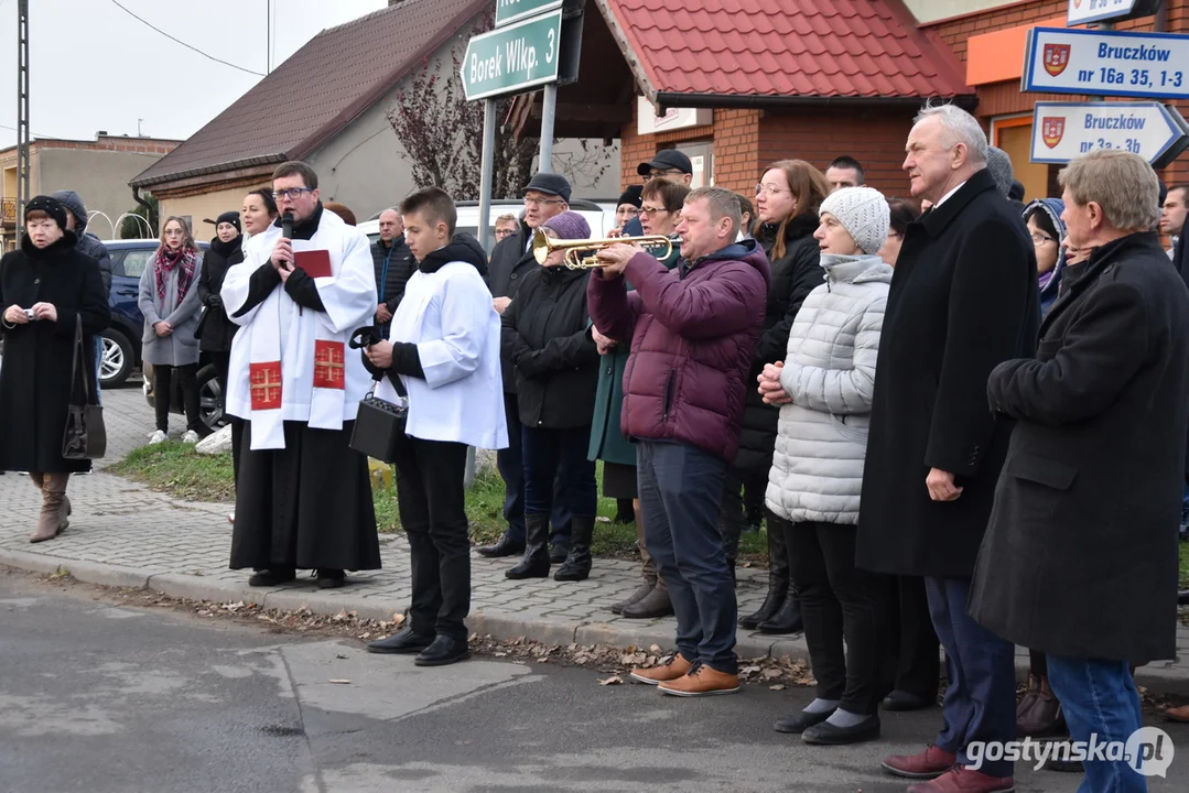 Poświęcenie kapliczki maryjnej w Bruczkowie (gm. Borek Wlkp.)