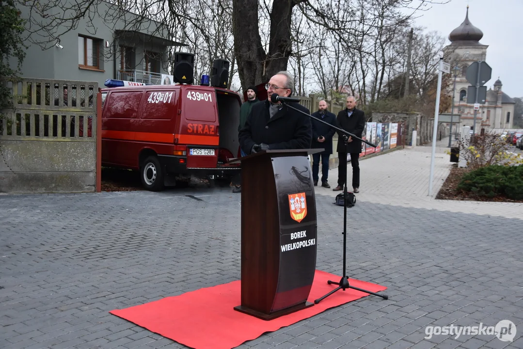 Otwarcie ul. Zdzieskiej w Borku Wlkp. - wizyta wicemarszałka Wojciecha Jankowiaka