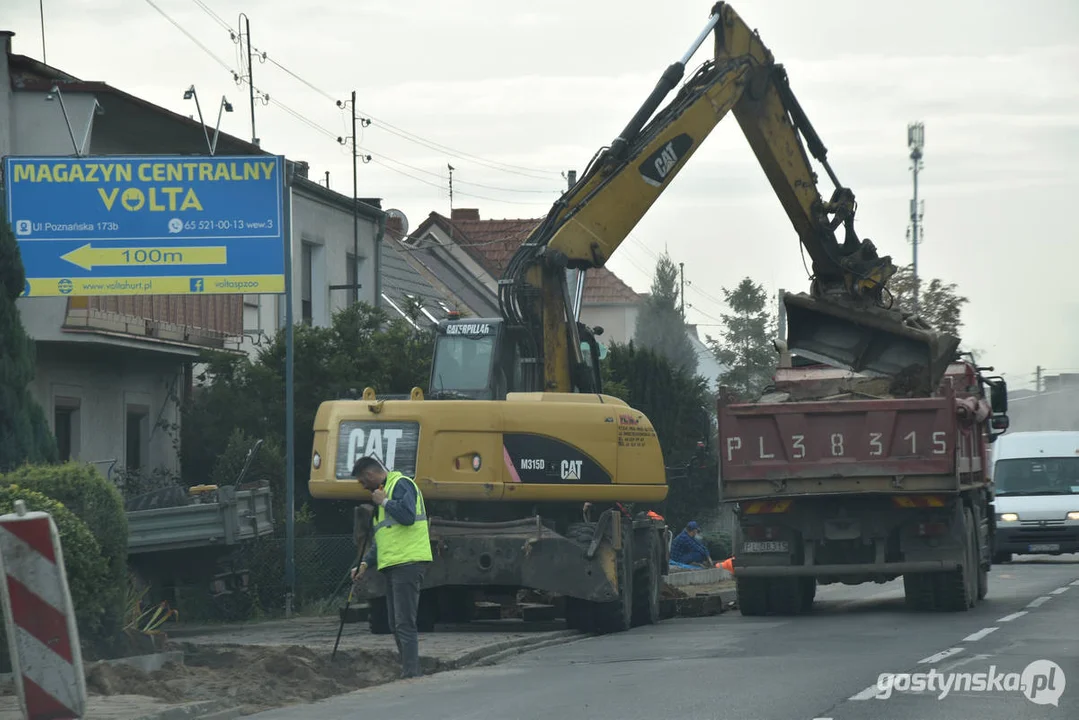 Przebudowa chodnika przy ul. Poznańskiej (DW 434) w Gostyniu