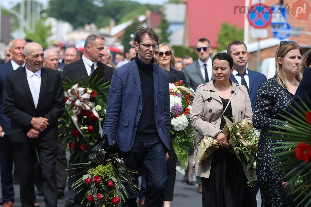 Delegacje na ceremonii pogrzebowej śp. Kazimierza Chudego