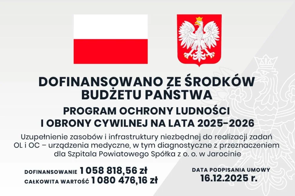 Nowy sprzęt dla jarocińskiego szpitala
