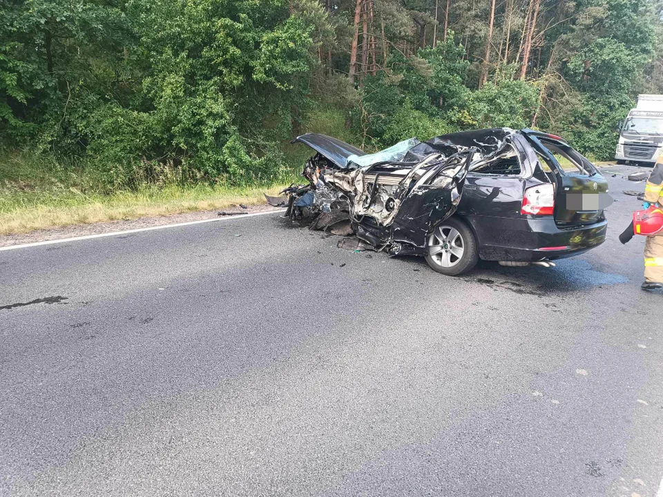 Tragiczny wypadek drogowy na DW 308, na odcinku Kunowo - Lubiń