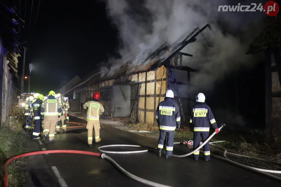 Strażacy z Rawicza i gminy Jutrosin w akcji