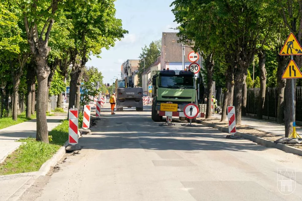 Remont ul. Moniuszki w Jarocinie