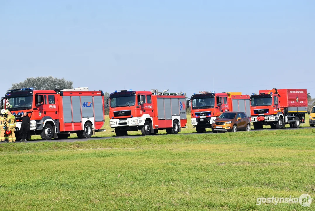 Pożar hali zakładu ślusarskiego w Czeluścinie