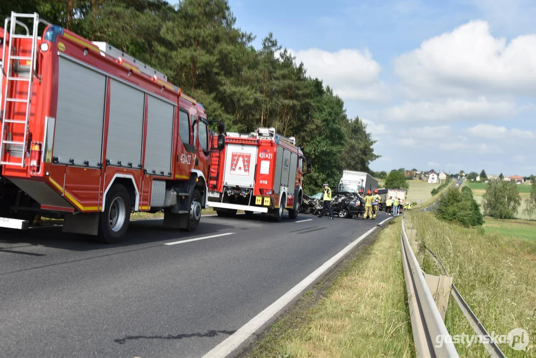 Tragiczny wypadek drogowy na DW 308, na odcinku Kunowo - Lubiń