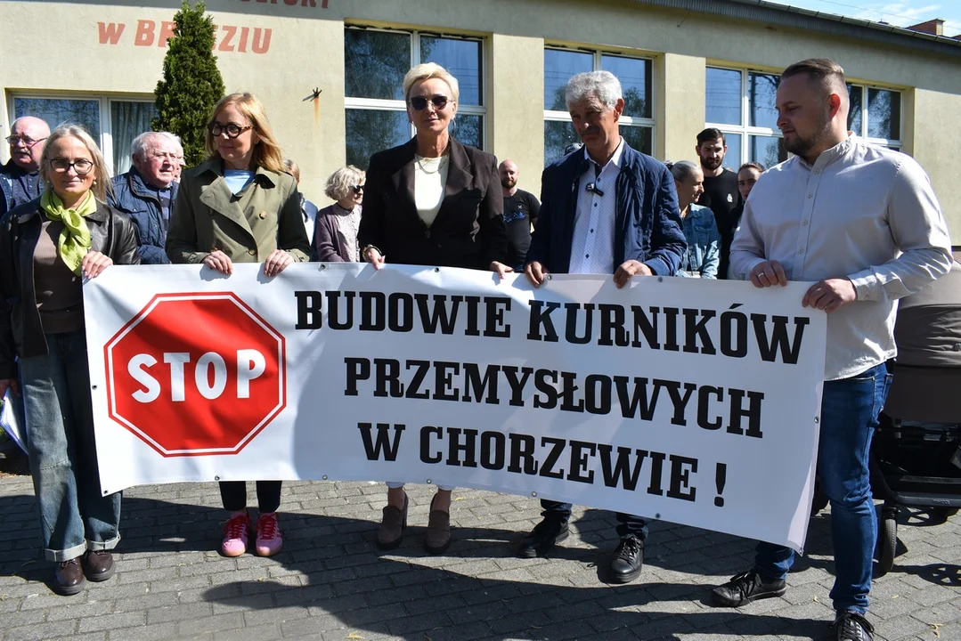 Protest w Brzeziu