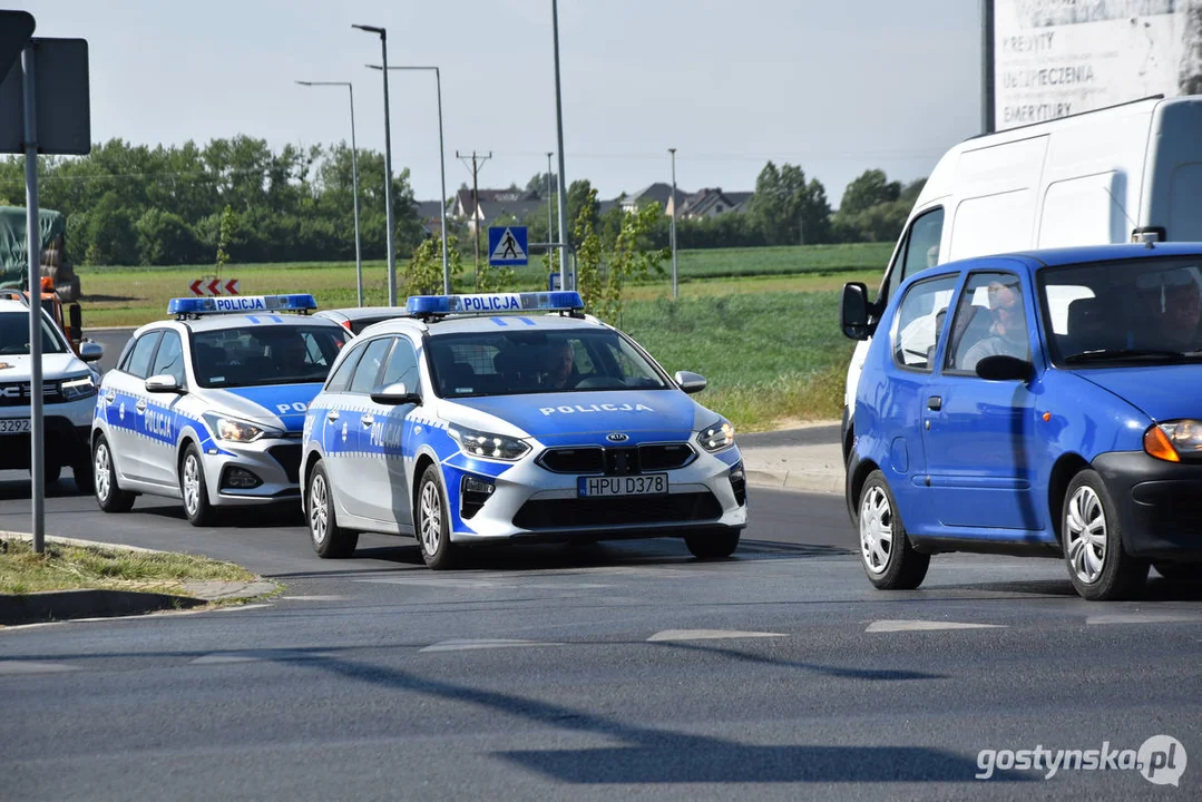 34. Konkurs "Policjant ruchu drogowego 2024” w Gostyniu. Dzień drugi - ręczna regulacja ruchem