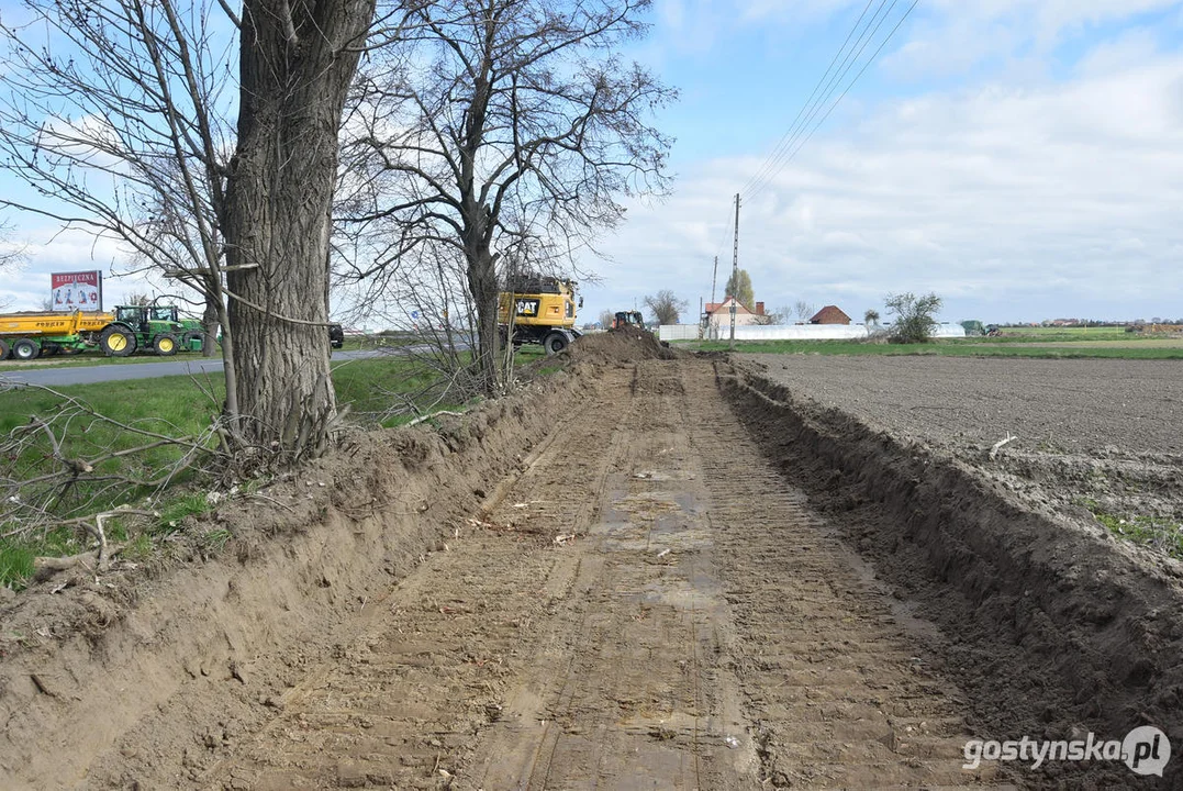 Budowa ścieżki pieszo-rowerowej przy ul. Poznańskiej w Krobi