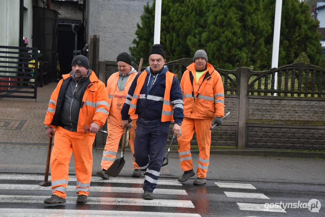 Objazdy w Gostyniu. Remont Skrzyżowania ulicy Europejskiej z ul. Nad Kanią