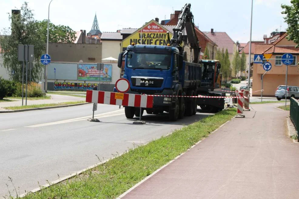 Utrudnienia w okolicy ronda przu ul. św. Ducha