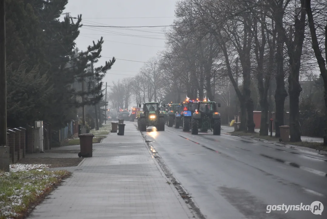 Protesty rolnicze w powiecie gostyńskim 2024